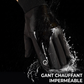 Gants doublés chauds et coupe-vent pour homme, avec bouts des doigts compatibles avec écran tactile