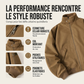 Blouson bomber homme ample doublé de peluche