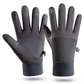 Gants doublés chauds et coupe-vent pour homme, avec bouts des doigts compatibles avec écran tactile