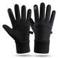 Gants doublés chauds et coupe-vent pour homme, avec bouts des doigts compatibles avec écran tactile