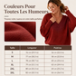Pull en maille mi-long pour femme