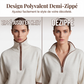 Ensemble de survêtement à demi-zip pour femme