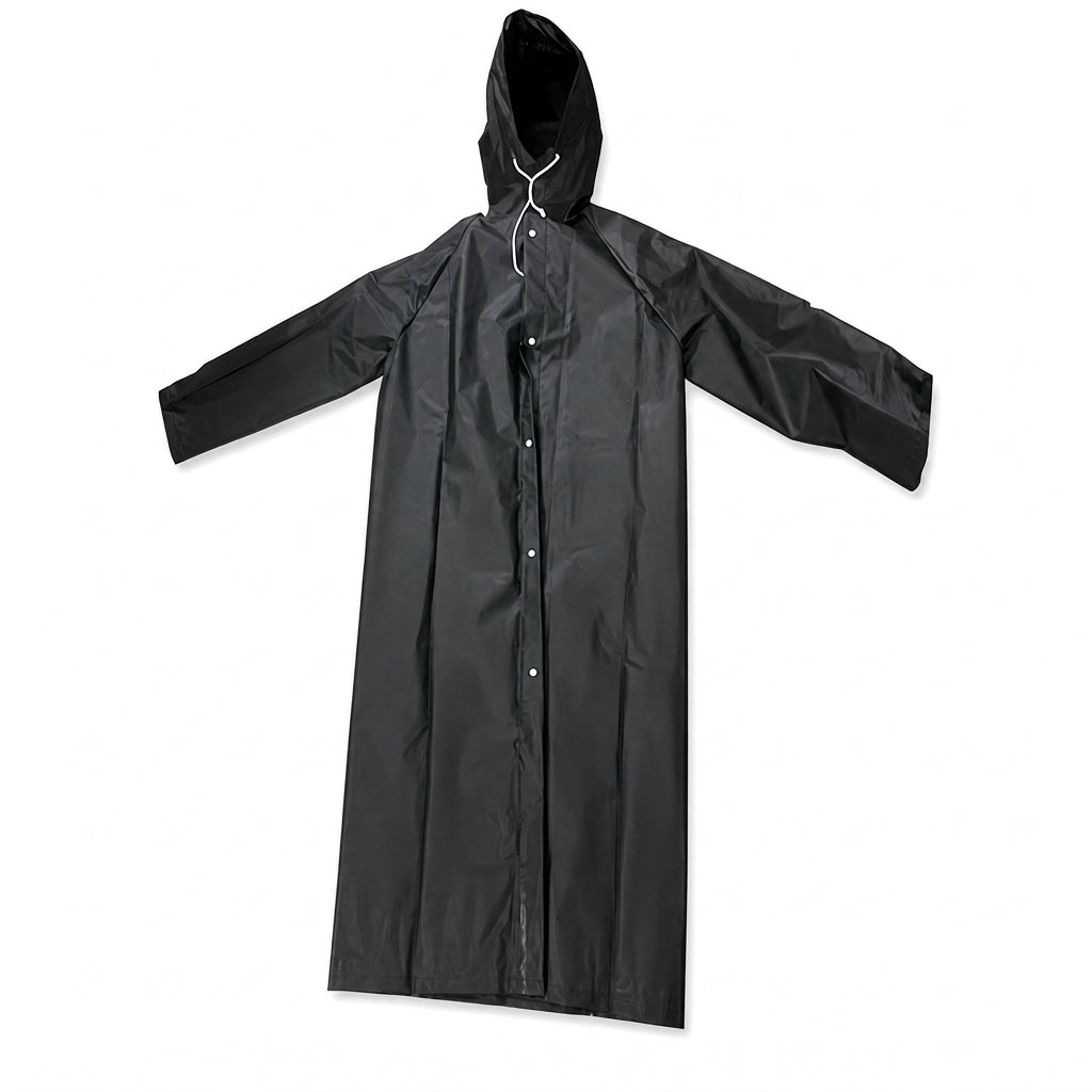 Poncho imperméable long EVA à capuche