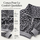 Sweat à col demi-zèbre pour femme à imprimé léopard