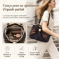 Sac à bandoulière sous le bras pour femmes à grands motifs à pois, avec nœud en dentelle, sac de travail élégant et polyvalent