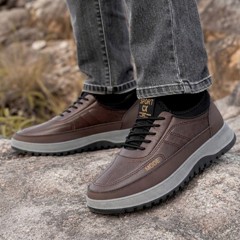 Chaussures pour homme à doublure chaude antidérapantes