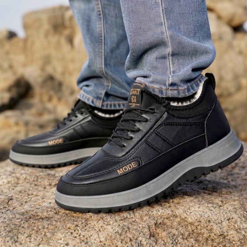 Chaussures pour homme à doublure chaude antidérapantes
