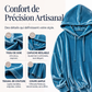 Sweat-shirt à col en V en velours à coupe ample pour femme avec cordon de serrage