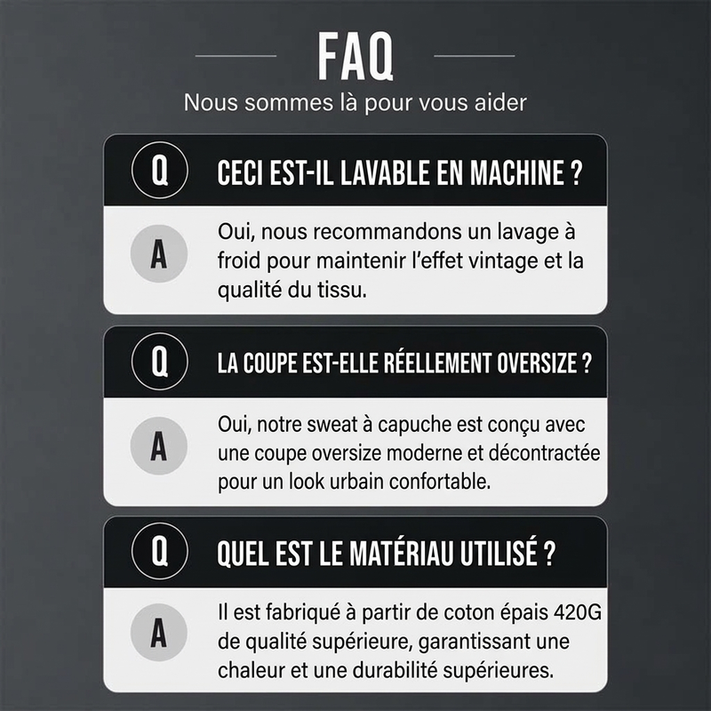 Sweat à capuche oversize unisexe à délavage acide, style décontracté