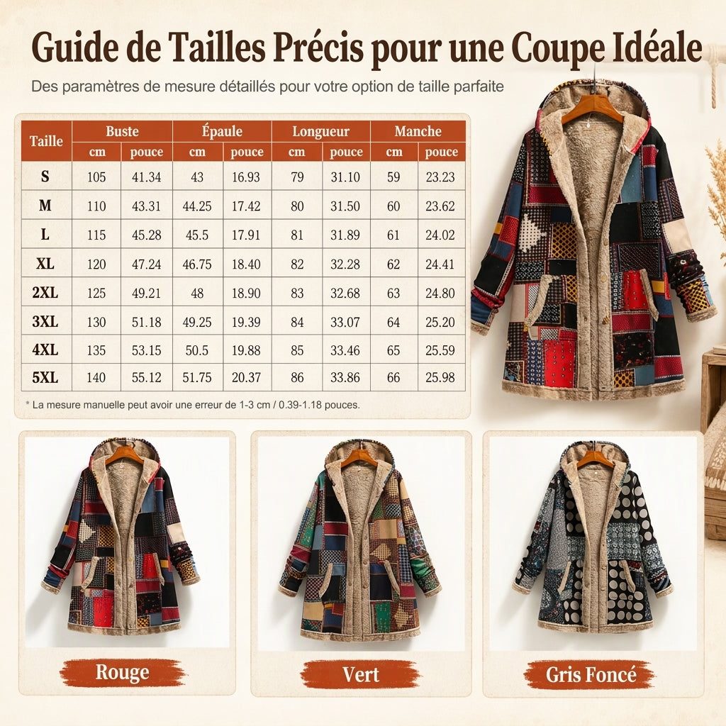 Sweat-shirt à capuche d'hiver pour femme, en coton et lin, à imprimé, doux et chaud avec une doublure en peluche