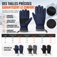 Gants thermiques d'hiver pour hommes et femmes, coupe-vent et résistant au froid, écran tactile antidérapants pour le cyclisme