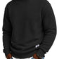 Homme Manches Longues Sweat-shirt Jacquard Col Rond Coupe Ample Épaissi Haut Automne Hiver Grande Taille