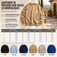 Homme Manches Longues Sweat-shirt Jacquard Col Rond Coupe Ample Épaissi Haut Automne Hiver Grande Taille