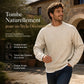 Homme Manches Longues Sweat-shirt Jacquard Col Rond Coupe Ample Épaissi Haut Automne Hiver Grande Taille