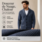 Cardigan pullover décontracté à col châle pour homme