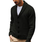 Cardigan pullover décontracté à col châle pour homme