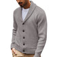 Cardigan pullover décontracté à col châle pour homme