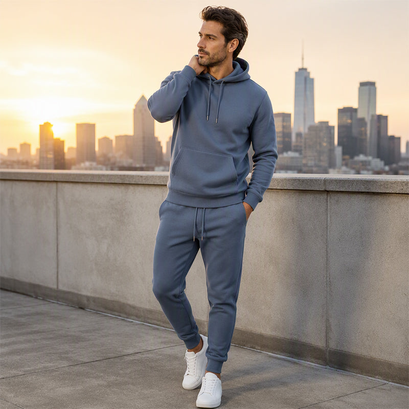 Survêtement Capuche Homme - Ensemble de Jogging 2 Pièces Casual et Sport