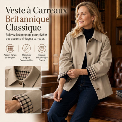 Manteau d'automne-hiver décontracté pour femme, à manches longues et boutonnage simple