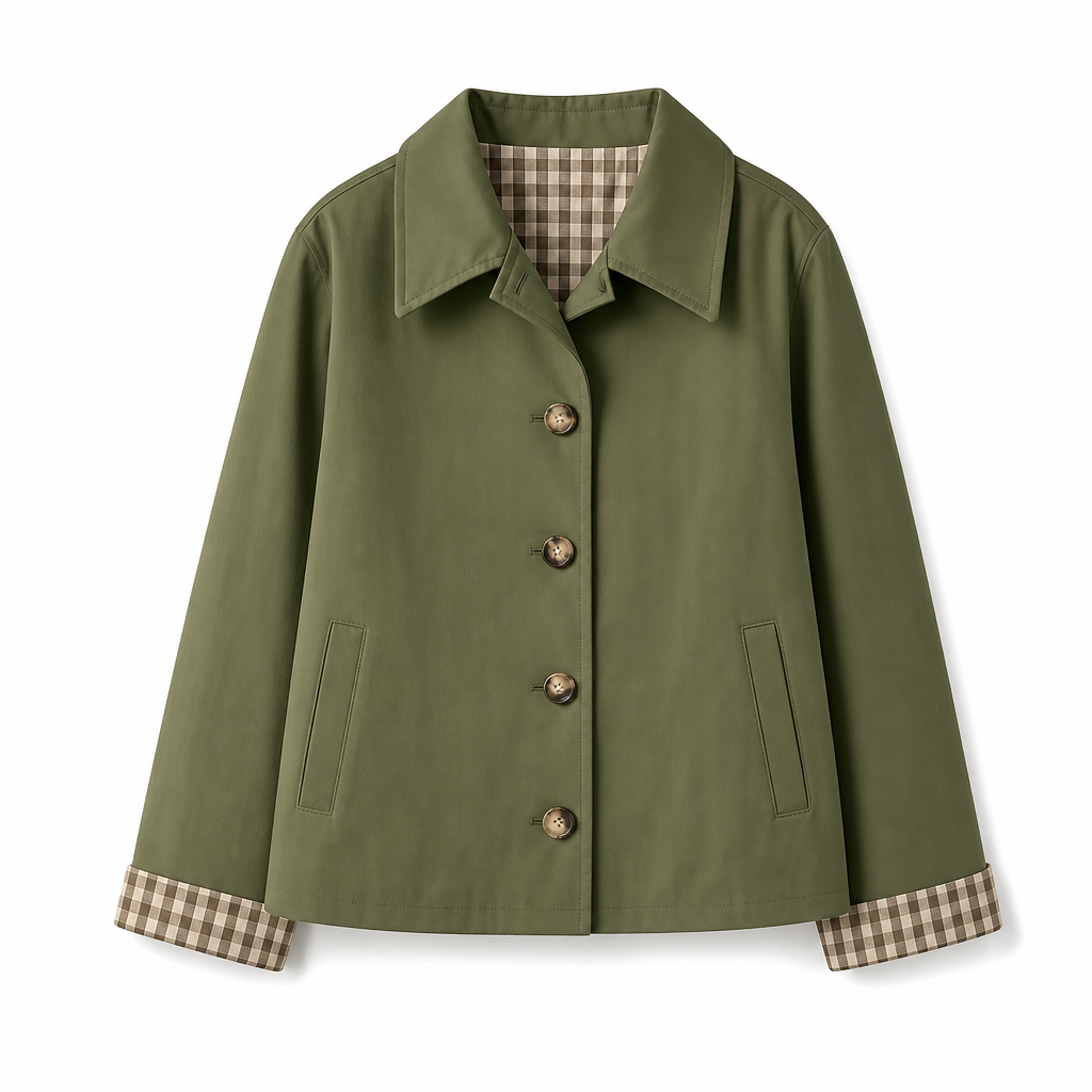 Manteau d'automne-hiver décontracté pour femme, à manches longues et boutonnage simple