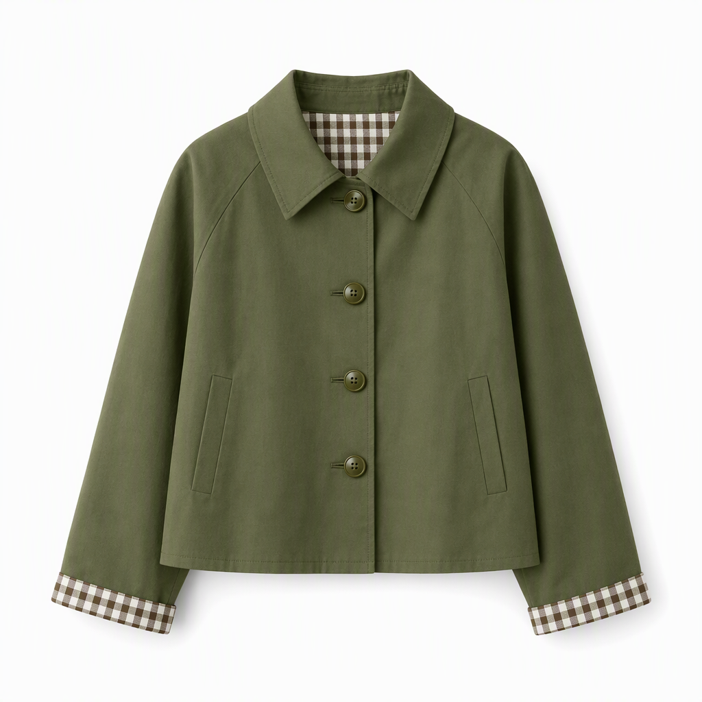 Manteau d'automne-hiver décontracté pour femme, à manches longues et boutonnage simple