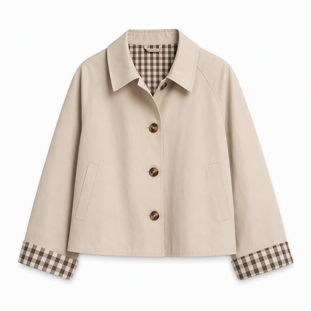 Manteau d'automne-hiver décontracté pour femme, à manches longues et boutonnage simple