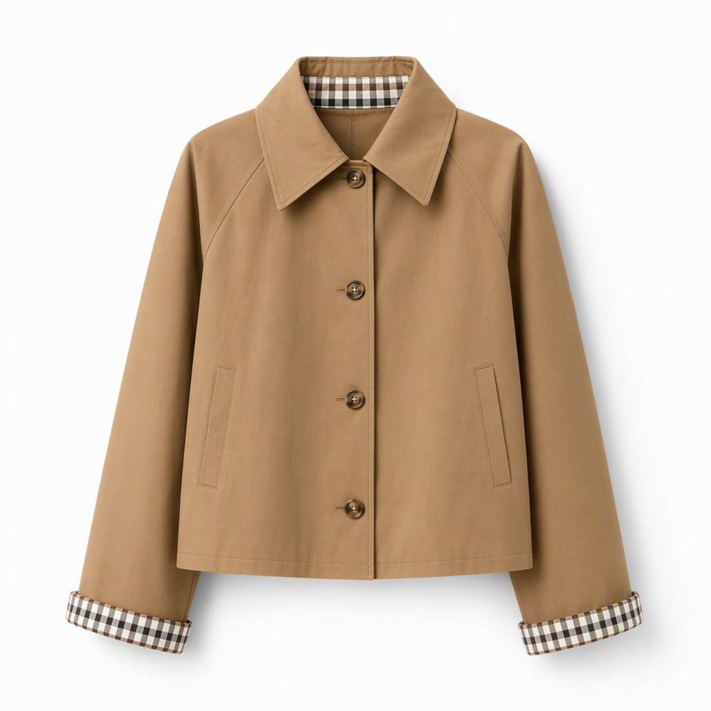 Manteau d'automne-hiver décontracté pour femme, à manches longues et boutonnage simple