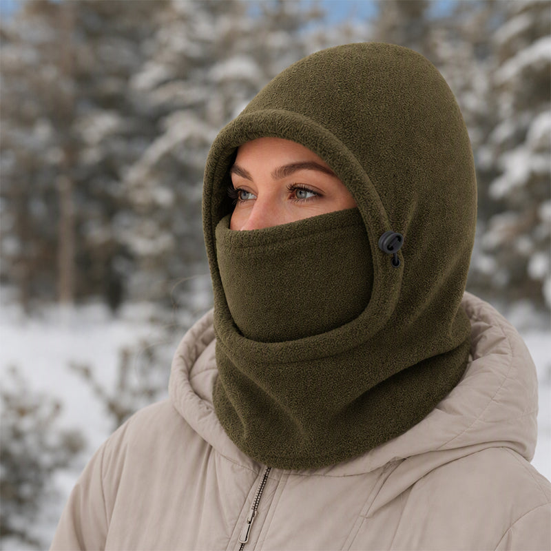 Cagoule de cyclisme thermique et coupe-vent unisexe
