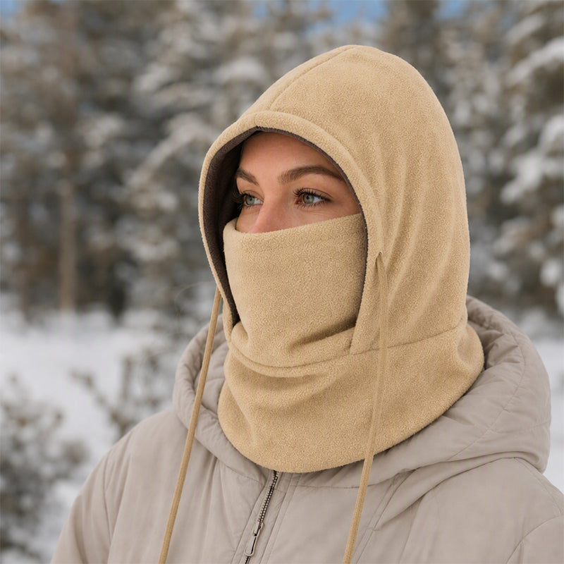 Cagoule de cyclisme thermique et coupe-vent unisexe
