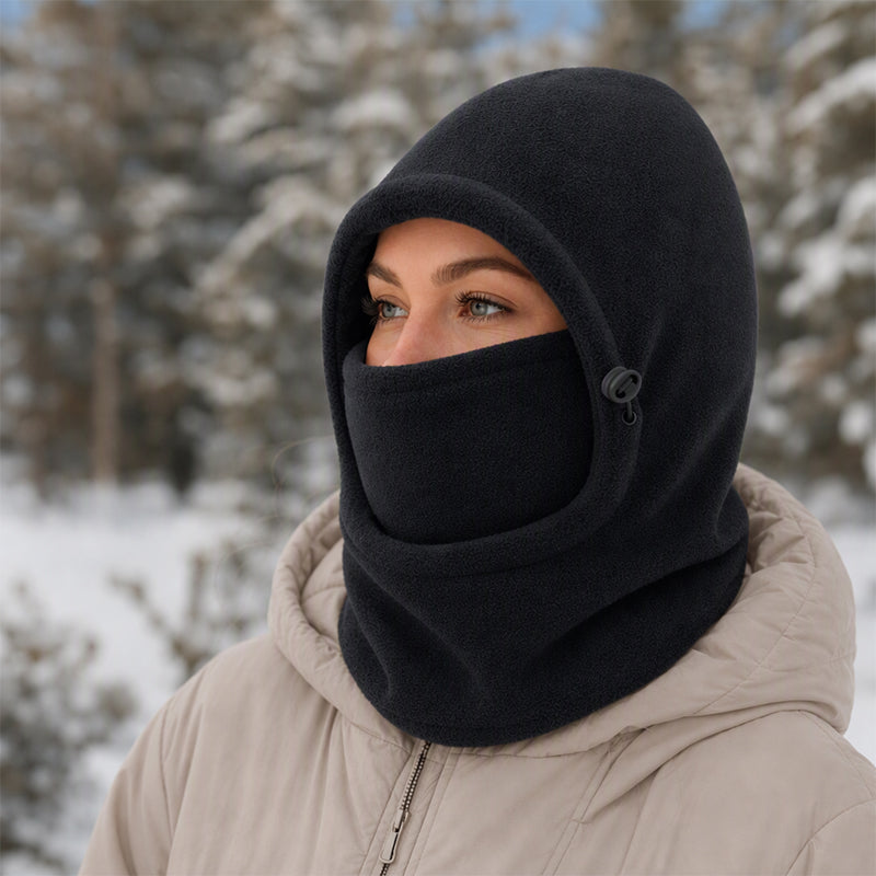 Cagoule de cyclisme thermique et coupe-vent unisexe
