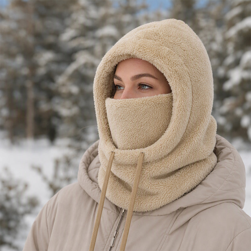 Cagoule de cyclisme thermique et coupe-vent unisexe
