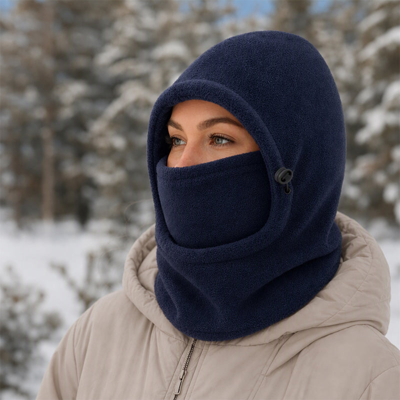 Cagoule de cyclisme thermique et coupe-vent unisexe
