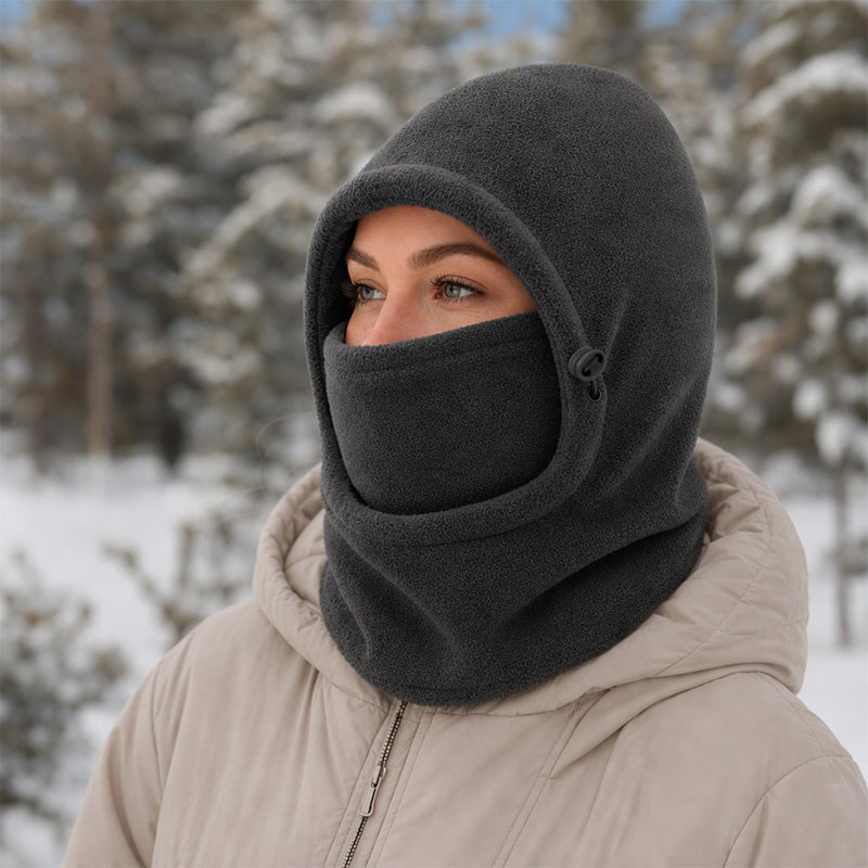 Cagoule de cyclisme thermique et coupe-vent unisexe