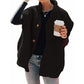 Gilet chaud décontracté en sherpa pour femme