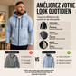 Veste à capuche zippée décontractée et chaude pour homme