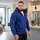 Veste à capuche zippée décontractée et chaude pour homme