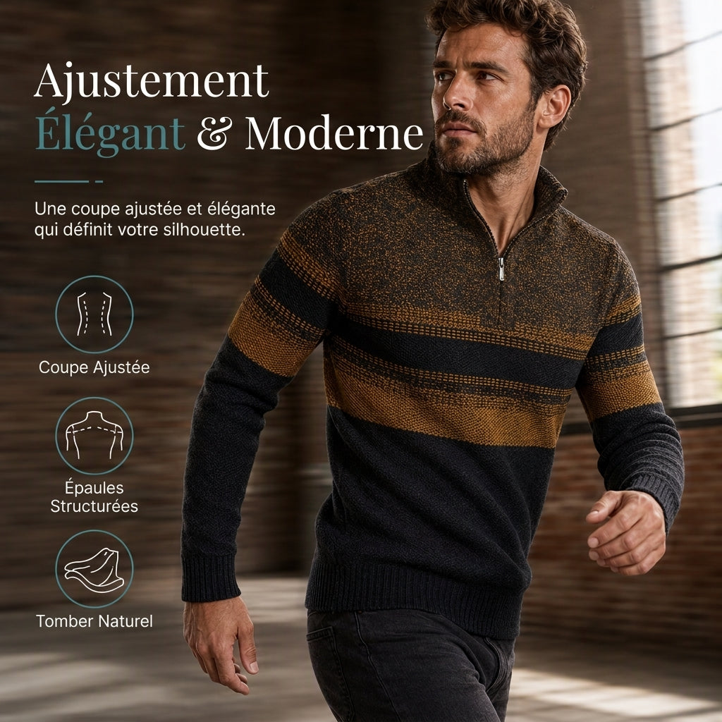 Cardigan en triqué à carreaux pour homme, doublure molletonnée, à capuche, manteau épais à manches longues pour l'hiver