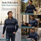 Cardigan en triqué à carreaux pour homme, doublure molletonnée, à capuche, manteau épais à manches longues pour l'hiver