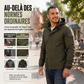 Veste à capuche coupe-vent extérieure pour homme