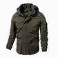 Veste à capuche coupe-vent extérieure pour homme