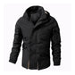 Veste à capuche coupe-vent extérieure pour homme