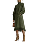Robe décontractée unie en faux daim pour femme