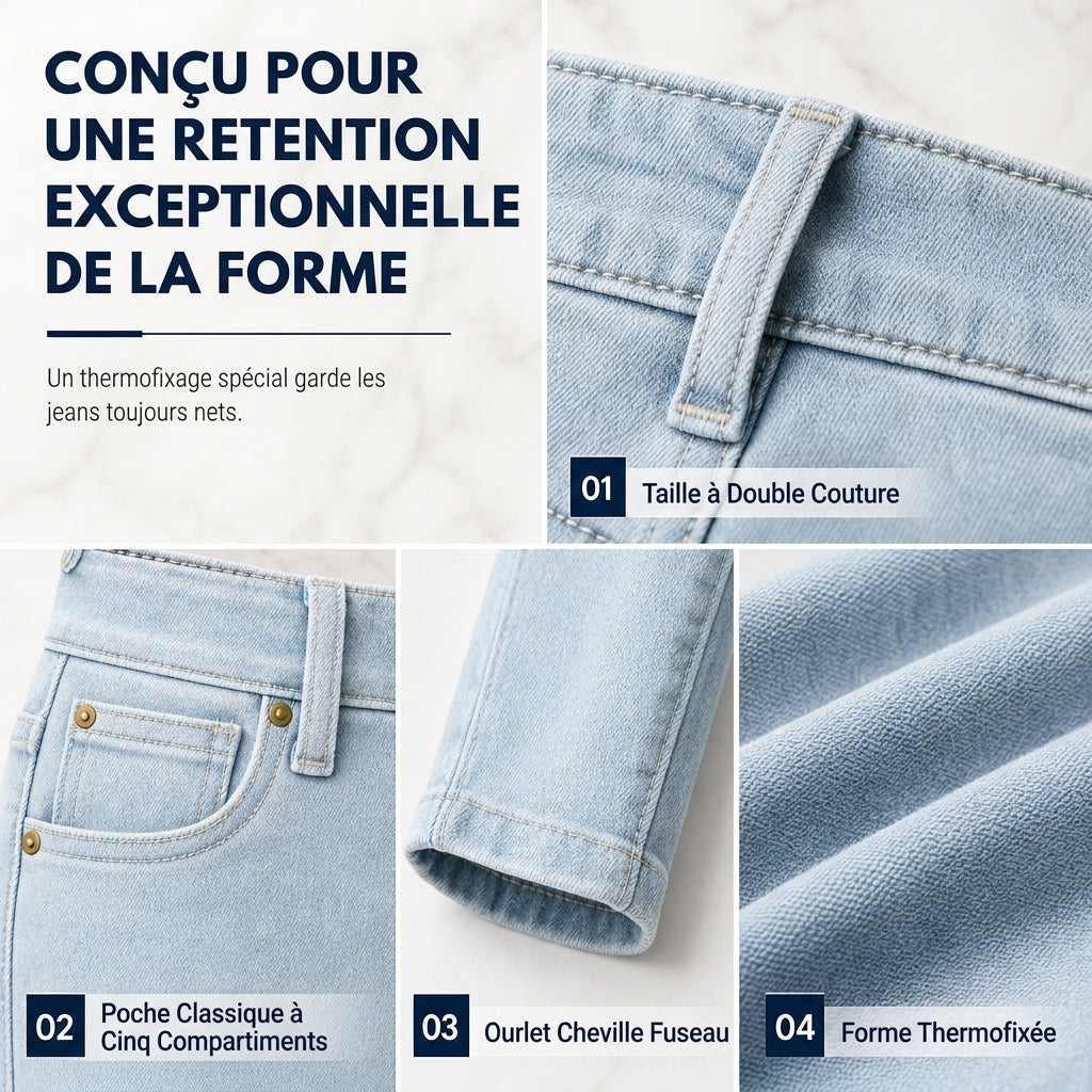 ⏳Liquidation totale!Pantalon crayon taille haute et ajusté pour femmes