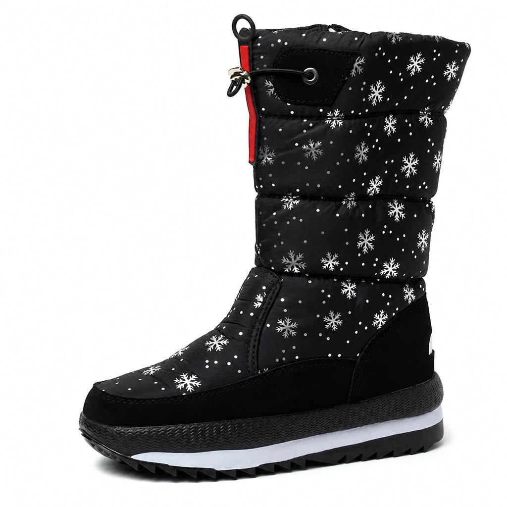 ⏳Liquidation totale⏳Bottes d'hiver hautes pour femme, bottines de neige imperméables et antidérapantes pour l'extérieur, à semelle épaisse et garnissage en peluche douce