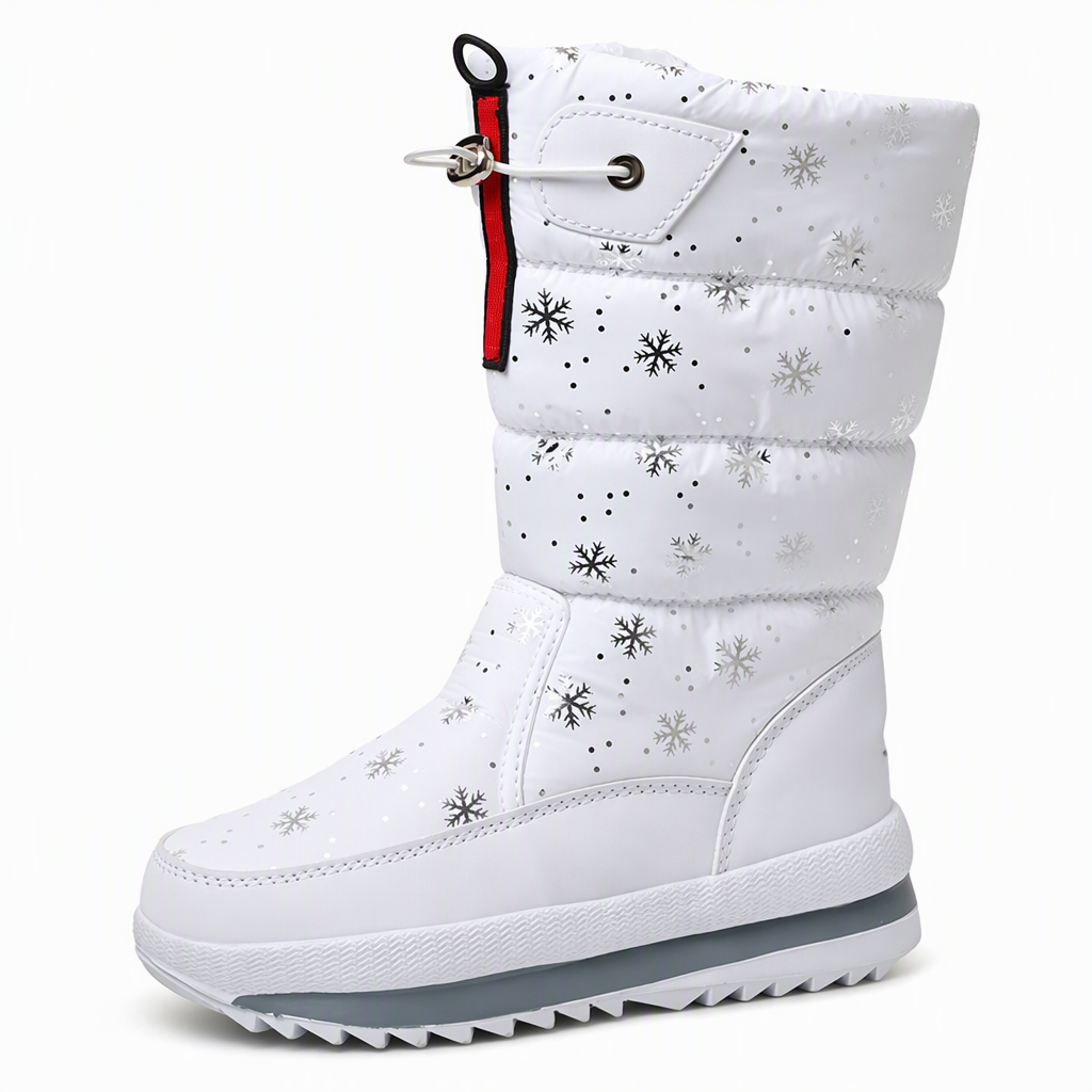 ⏳Liquidation totale⏳Bottes d'hiver hautes pour femme, bottines de neige imperméables et antidérapantes pour l'extérieur, à semelle épaisse et garnissage en peluche douce