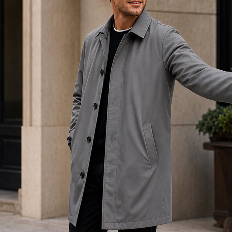 ⏳Liquidation totale⏳Trench-coat matelassé et résistant à l'eau pour homme