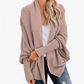 👜 -50 % sur toute la mode femme ! ✨Cardigan en maille femme à manches chauve-souris oversized, avec col châle ouvert, pour l'automne et l'hiver