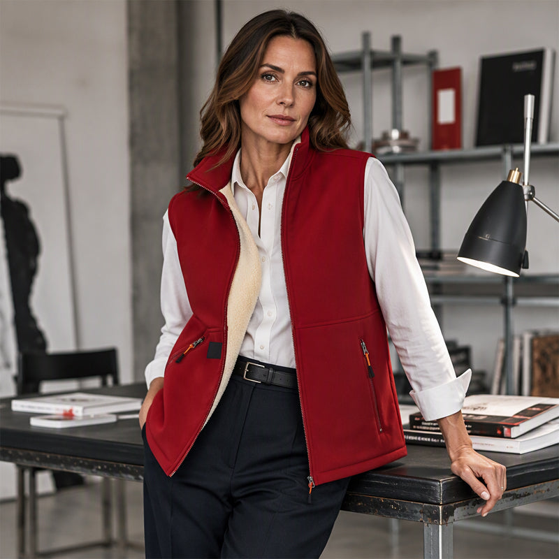 👜 -50 % sur toute la mode femme ! ✨Gilet thermique d'hiver à col montant pour femme