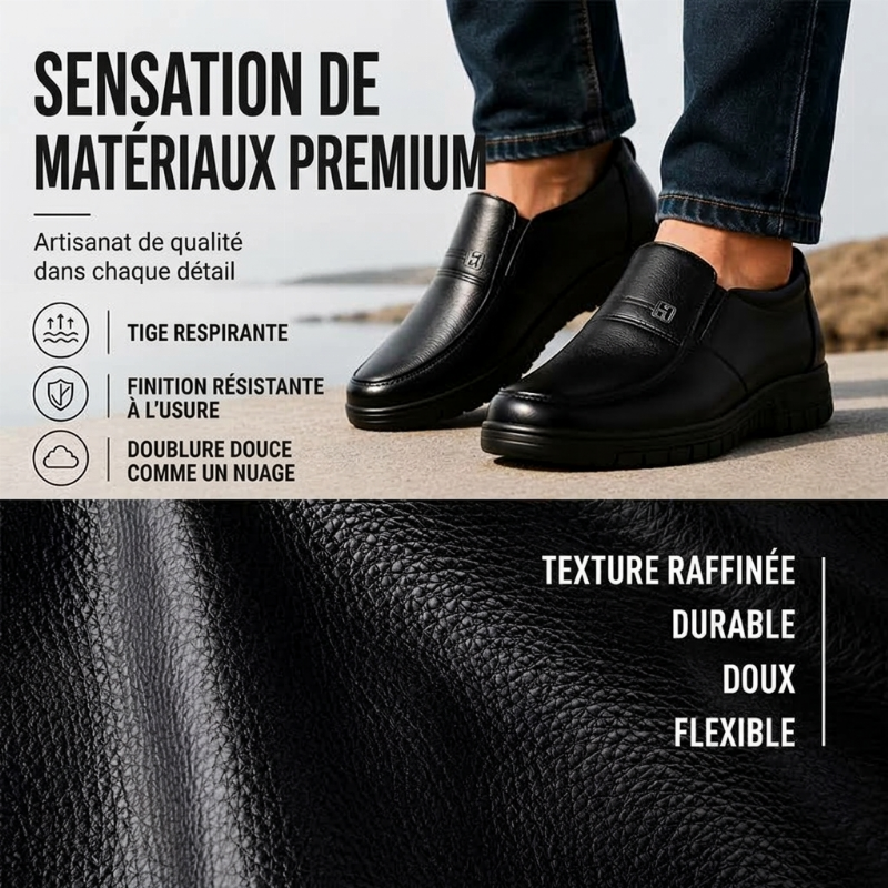 ⏳Liquidation totale⏳Chaussures habillées décontractées pour hommes, légères et à enfiler