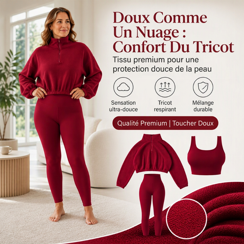 👜 -50 % sur toute la mode femme ! ✨Ensemble de sport confortable 3 pièces pour femme